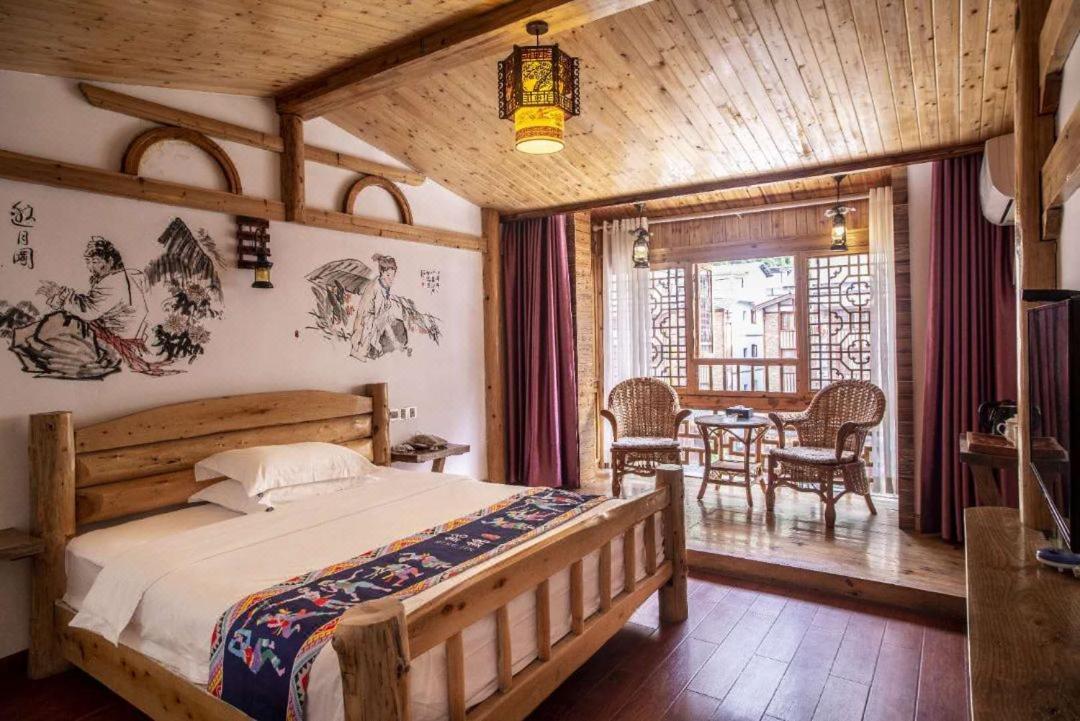 Mountain View Guesthouse จางเจียเจี้ย ภายนอก รูปภาพ