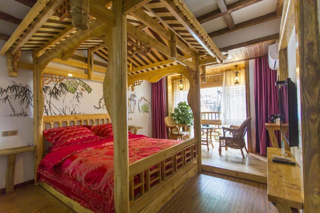 Mountain View Guesthouse จางเจียเจี้ย ภายนอก รูปภาพ