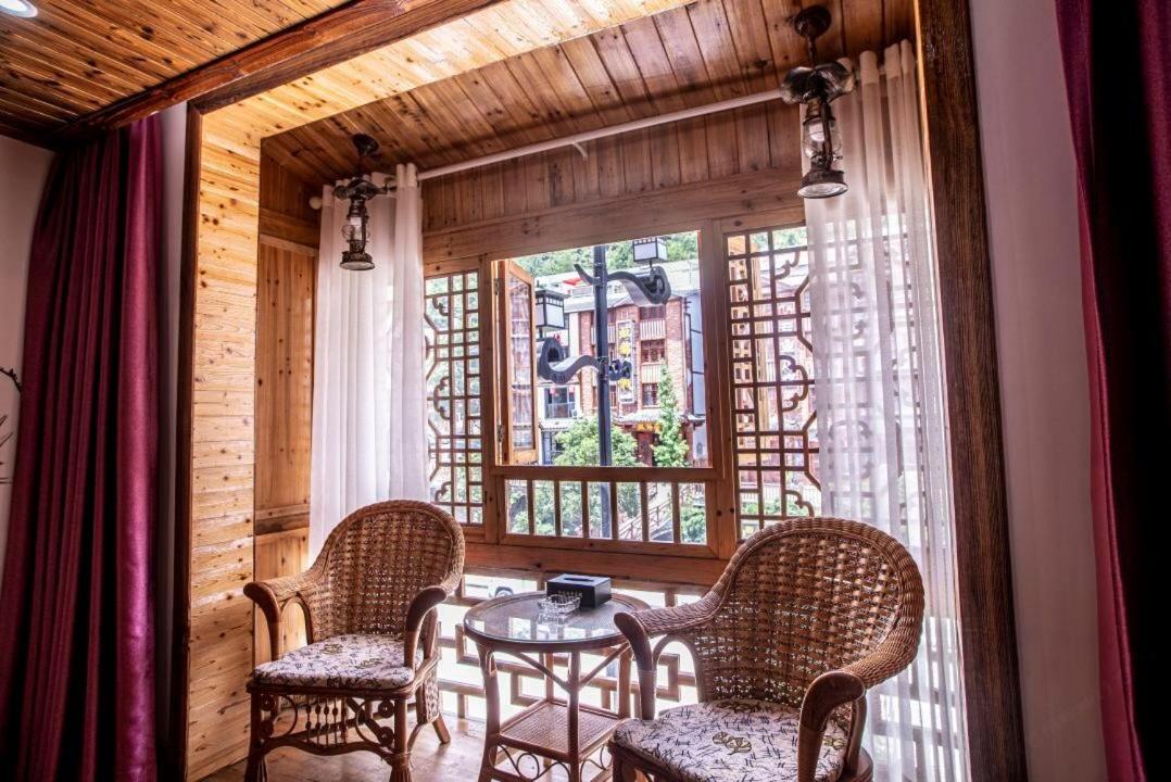 Mountain View Guesthouse จางเจียเจี้ย ภายนอก รูปภาพ
