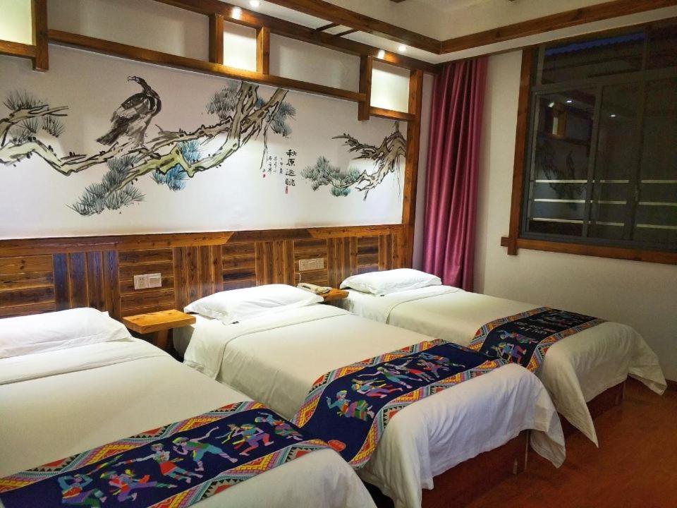 Mountain View Guesthouse จางเจียเจี้ย ภายนอก รูปภาพ