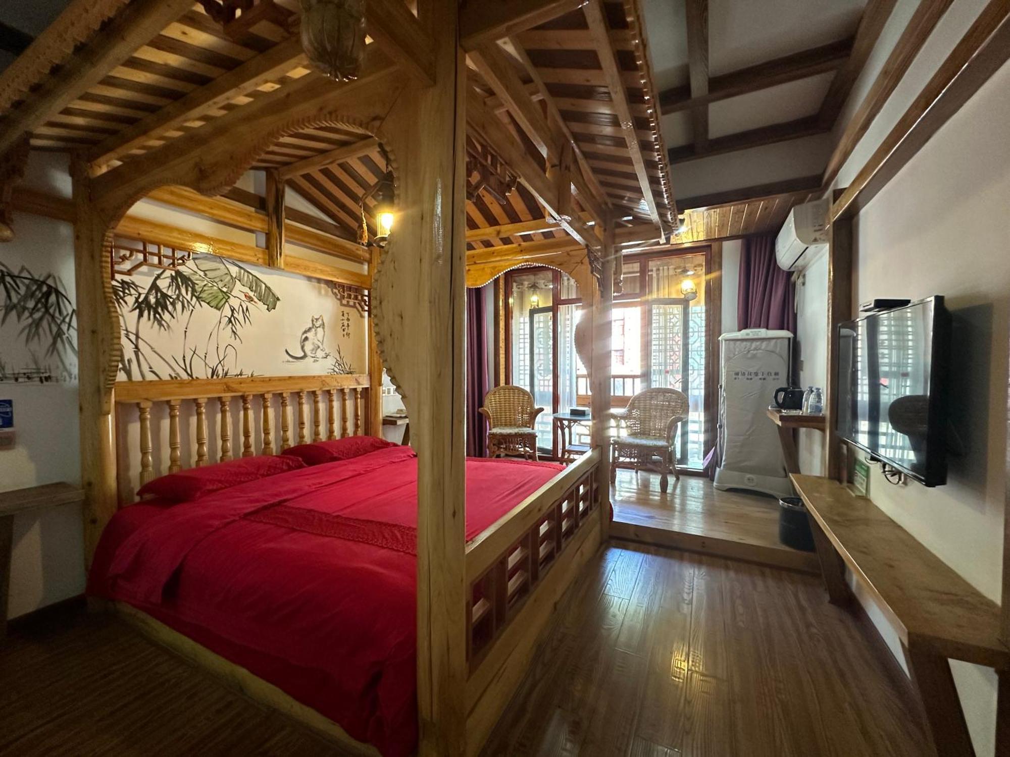 Mountain View Guesthouse จางเจียเจี้ย ภายนอก รูปภาพ