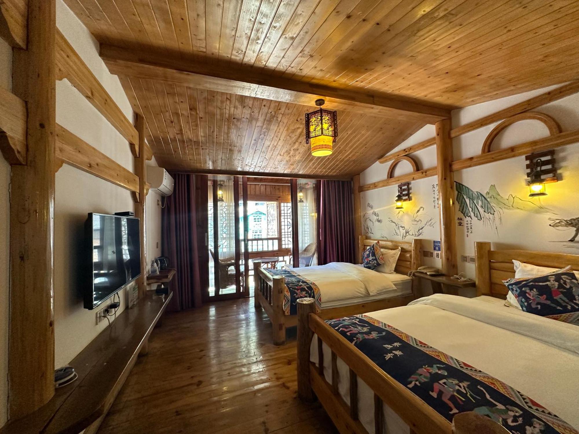 Mountain View Guesthouse จางเจียเจี้ย ภายนอก รูปภาพ