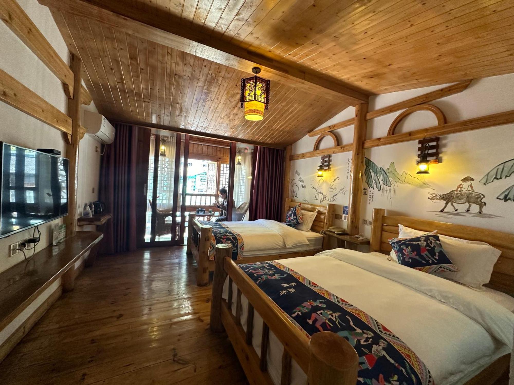 Mountain View Guesthouse จางเจียเจี้ย ภายนอก รูปภาพ